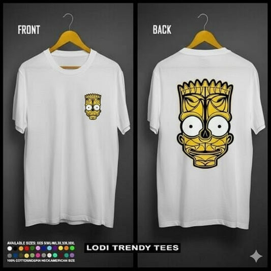 π€ Bart Mask Graphic Black T-Shirt π