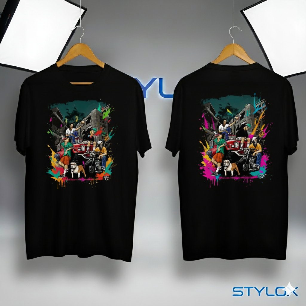 🔥 Stylox Urban Vibe Graphic Tee 🚗💥