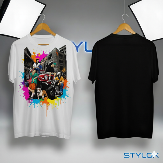 🔥 Stylox Urban Vibe Graphic Tee 🚗💥